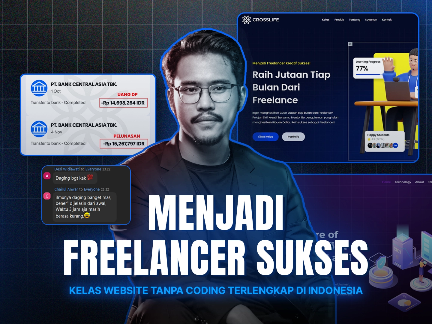 Website Developer Tanpa Coding: Hasilkan Cuan Jutaan Per Bulan Dari Jasa Freelance